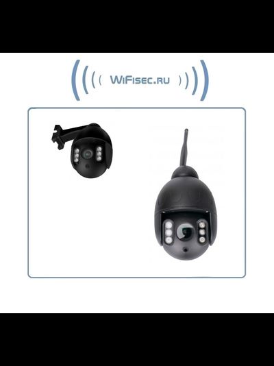 VStarcam уличная поворотная WiFi/LAN видеокамера с DVR. Full  HD (zoom 4-x) до - 25 град.С.
