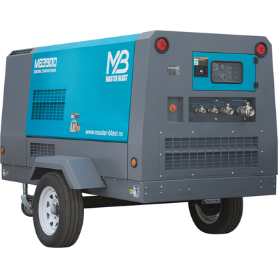 Винтовой компрессор Master Blast MB-390D-10 (дизельный)