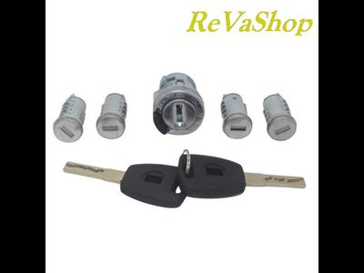 Замок зажигания с личинками и ключами Fiat Doblo Punto Panda