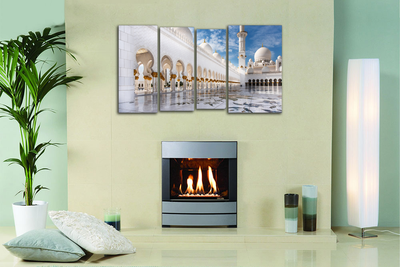 Модульная картина "Белая мечеть"