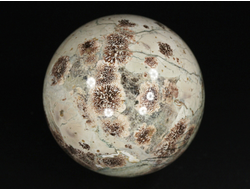 Шар "Яшма цветочная, хризантемовая", Казахстан (60 мм, 313 г) №29771