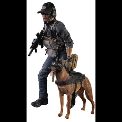 Американский морской котик с собакой - КОЛЛЕКЦИОННАЯ ФИГУРКА 1/6 SEAL TEAM NAVY SPECIAL FORCES (M029) - MINITIMES