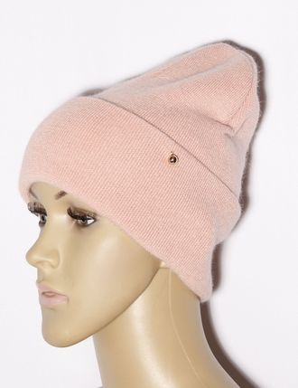 Екатеринбург. Шапка женская "Ангора гладкая" 040 розовая, бирюзовая, серая, бежевая