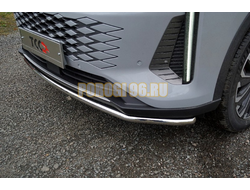 Защита передняя нижняя 42,4 мм ТСС для Exeed RX 2.0L 4WD 2023-