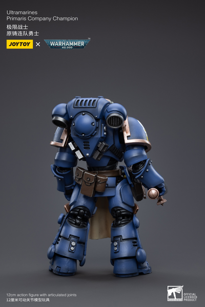 Примарис-чемпион Ультрамаринов (Warhammer 40k) - КОЛЛЕКЦИОННАЯ ФИГУРКА 1/18 Ultramarines Primaris Company Champion (JT3266) - JOYTOY