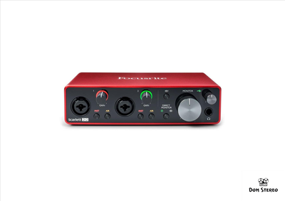 Фото FOCUSRITE Scarlett 2i2 3rd в интернет магазине domstereo.ru