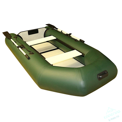 Лодка ПВХ Polar Bird Чирок PB-280ТМ Teal со стеклокомпозитной сланью Зелёная