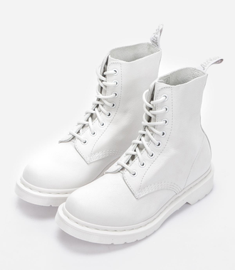 Dr Martens Pascal Virginia Mono Optical White