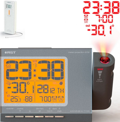 Проекционные часы-будильник RST 32765