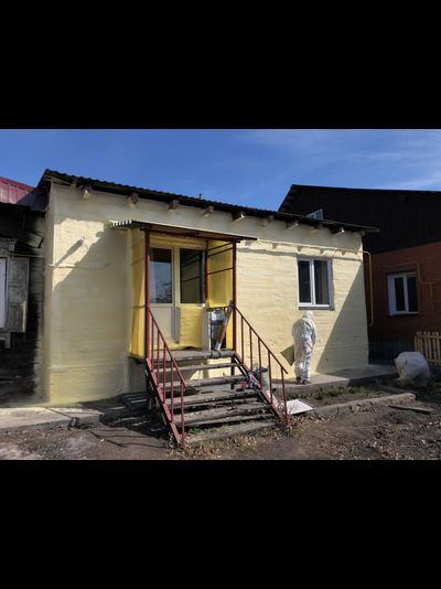 Утепление дома пенополиуретаном