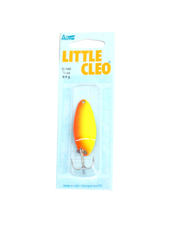 Блесна LITTLE CLEO 1/3 OZ, цвет желтый с красной полосой