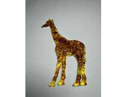 Магнит жираф мама