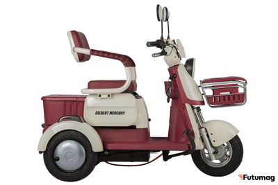 Электротрицикл Rutrike Gelbert Mercury 48V/60V 650Вт бело-красный