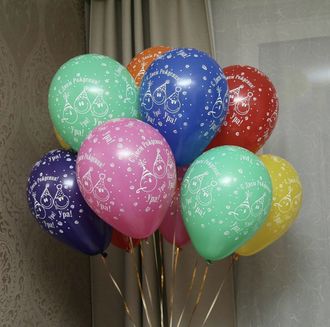 Воздушные шары с рисунком