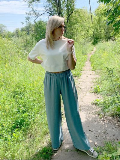 Брюки 703-0625 серый лед