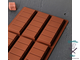 Форма для шоколада «Плитка», 26×17×1,5 см, 6 ячеек (11,3×4,4 см), цвет шоколадный