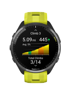 Умные часы Garmin Forerunner 965 Amp Yellow / Black DLC Titanium