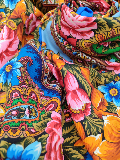 Павловопосадский платок Вдохновение 371-9