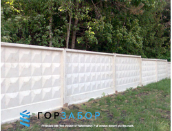 Монтаж под ключ бетонного забора от производителя в Москве и Подмосковье