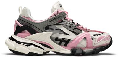 Кроссовки Balenciaga Track.2 Sneaker White Grey Pink