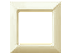 Jung EP481 ECO profi, Рамка 1 пост, слоновая кость