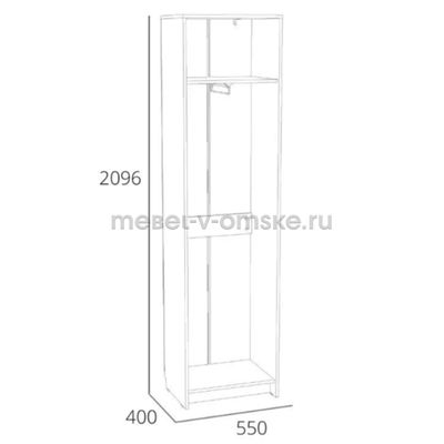 Шкаф для одежды Нортон-013.12