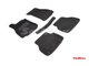 Комплект ковриков 3D AUDI A6(C8)  черные (компл)