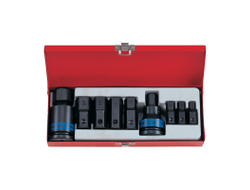 Набор ударных торцевых насадок 3/4", HEX, 10-32 мм, 11 предметов KING TONY 6411MP