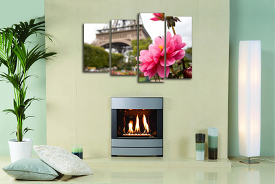 Модульная картина "Романтичный цветок"