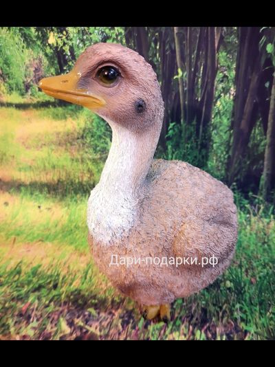 Садовая фигура Гусёнок 20*18см   0,4кг   полистоун Россия 849//012657