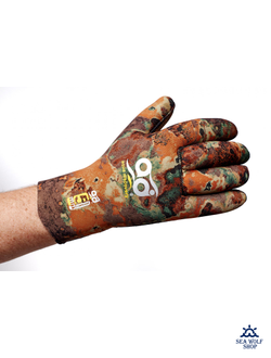 Перчатки неопреновые 5мм AquaDiscovery Camostretch BROWN р.L