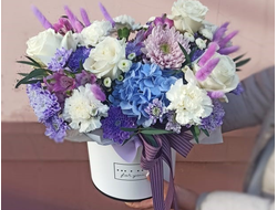 Коробка с гортензией "Джессика"