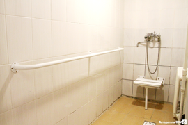 Стульчик откидной для инвалидов в ванную комнату
