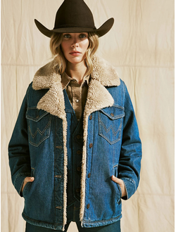 Полупальто Wrangler® Western Sherpa Lined Denim Range Coat