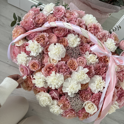 КОРЗИНА МИКС ЦВЕТОВ №8