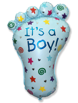 Фольгированный шар - Ступня Мальчика