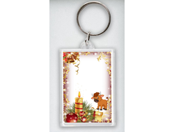 Брелок с символикой "Быка" №6