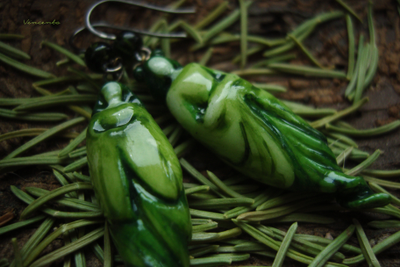 Комплект фарфоровых украшений "Лесная принцесса"