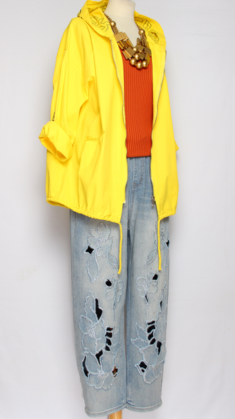 Ветровка  "STUDIO" жёлтая р.48-52