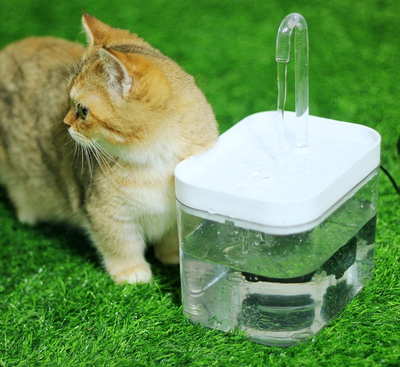 Автопоилка - фонтан для кошек с краном
