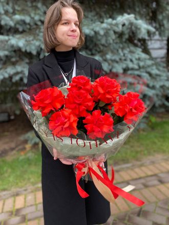 Букет с французской розой