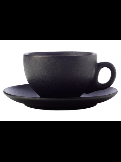 Чашка с блюдцем Икра черная, 0,25 л