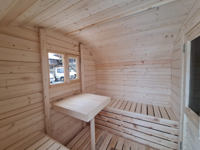 КВАДРО БАНЯ-БОЧКА 4 МЕТРА (ВХОД СБОКУ)