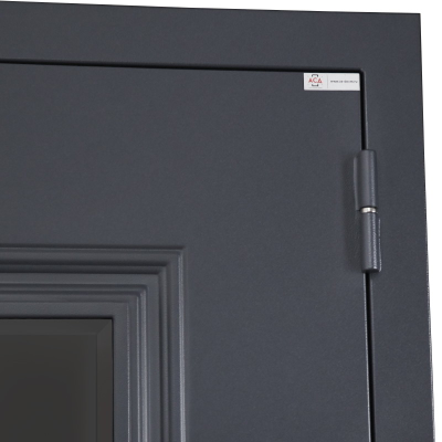 Стальная дверь   Plazma с окном (терморазрыв 3к). Заказная модель.