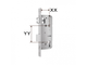 Электронный дверной замок Smart Fast SILVER Novilock v.4212