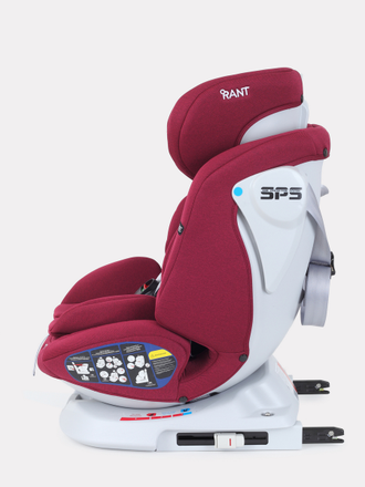 Автокресло 0-36 кг Rant Nitro Isofix 0+ 1-2-3 Red