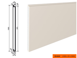 Фасадный изосайдинг (панель) из пенополистирола с покрытием LEPNINAPLAST (Лепнинапласт) СВ-50/5