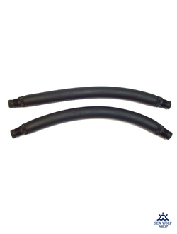 Тяги (тяжи) парные 19см-13мм Sargan латекс Черные