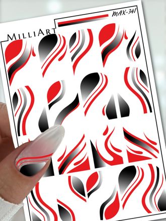 Слайдер-дизайн MilliArt Nails MAX-341