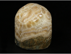 Арагонит, почковидные агрегаты, полировка, Россия, КЧР, Урупский район (32*32*22 мм, 41 г) №37742